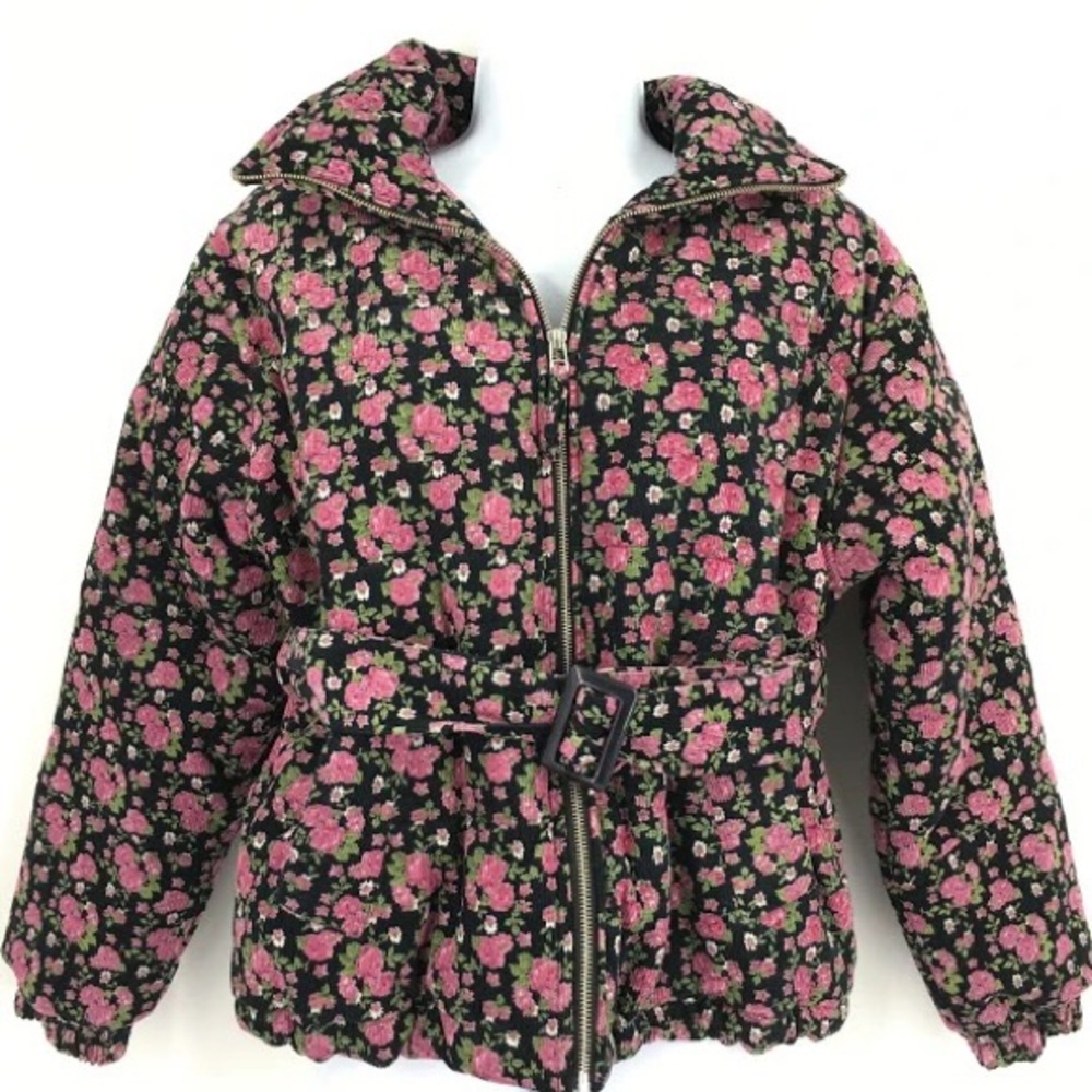 Anthropologie Tach Clothing Gadara Corduroy Puffer Jacket - Picture 4 of 7